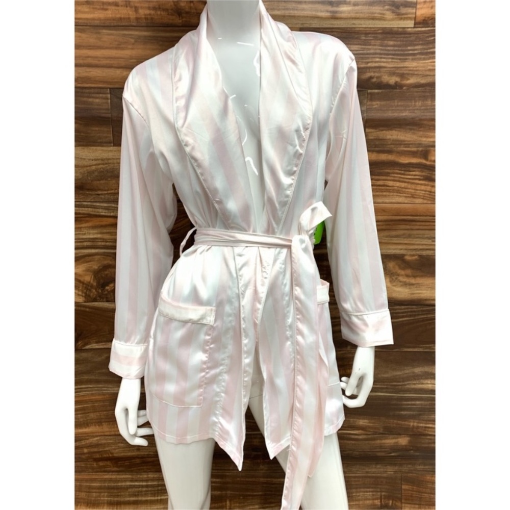 Sam Edelman Pink/White Stripe Smoking Jacket